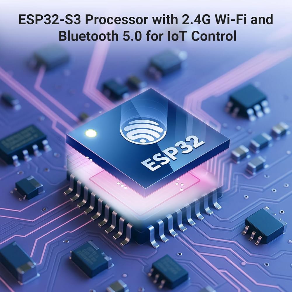 엘레크로우 ESP32 디스플레이 800 480, 아크릴 케이스 포함 7인치 HMI RGB TFT LCD 터치스크린, 32비트 LX6 듀얼 코어 프로세서, 최대 240MHz, 아두이 - 상세 이미지 3