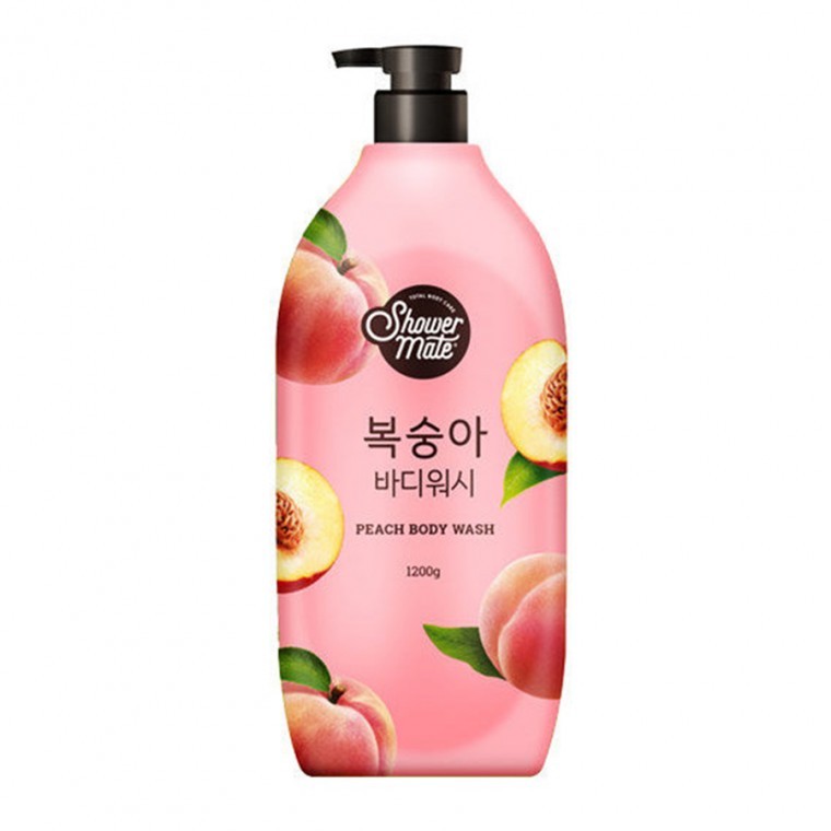 샤워메이트 대용량 복숭아 바디워시 1200g - 메인 이미지