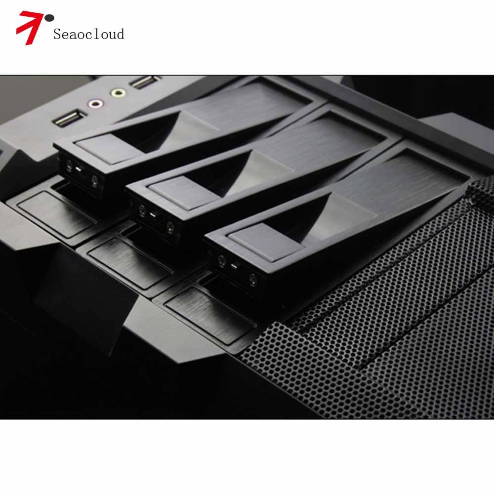 Seaocloud 5.25 트레이리스 모바일 랙 CD-ROM 3.5인치 내부 SATA 하드 드라이브 어댑터 - 상세 이미지 3