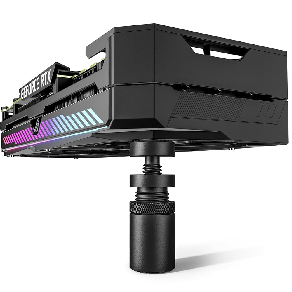 여기 GPU 지원 브래킷, 그래픽 카드 지원, 비디오 처짐 홀더 스탠드, S(26mm-50mm) Black 26-50mm - 상품 이미지