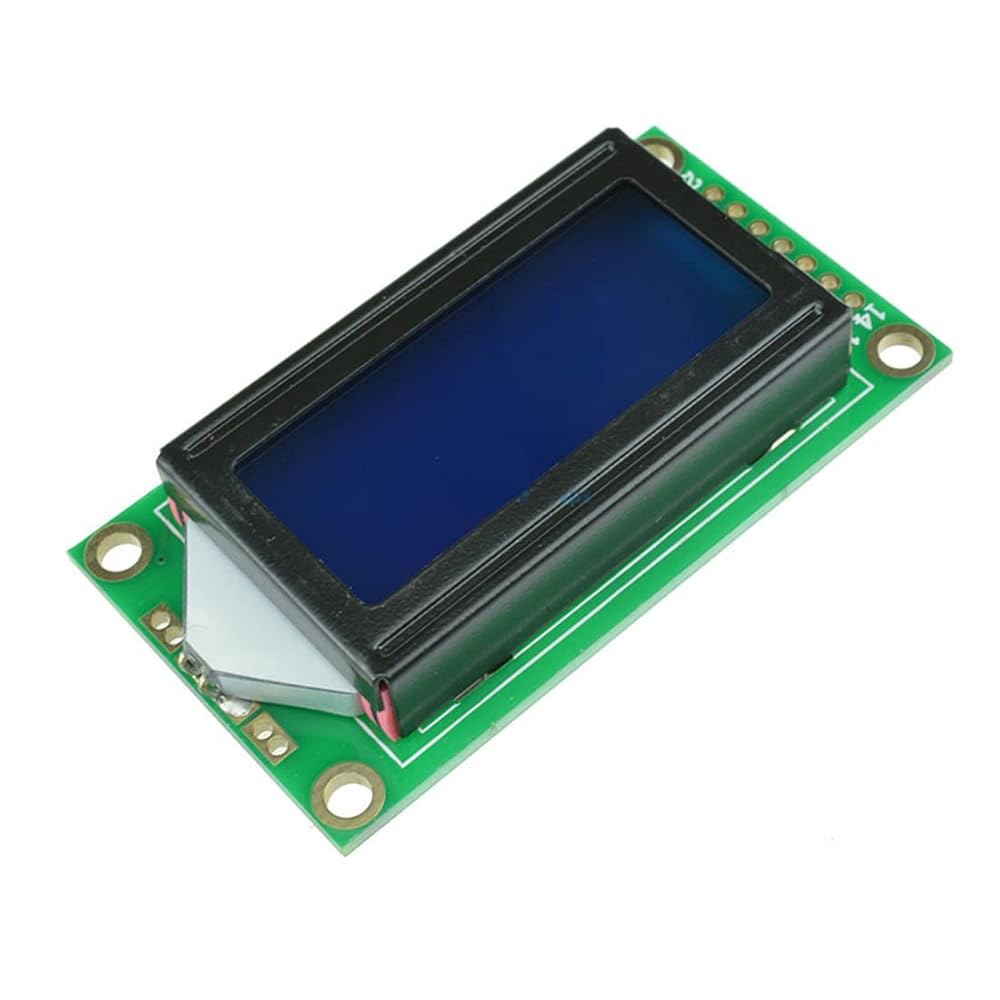 HiLetgo 2pcs SPLC780D 0802 LCD 디스플레이 모듈 8x2 문자 LCM 5V 백라이트 블루 Blue - 상세 이미지 2