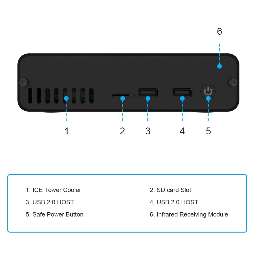 Raspberry Pi 4용 GeekPi DeskPi Pro V2 2.5인치 SATA HDD/SSD NAS 스토리지 키트, ICE 타워 쿨러 및 라즈베리 4 모델 B용 전원 공급 - 상세 이미지 3