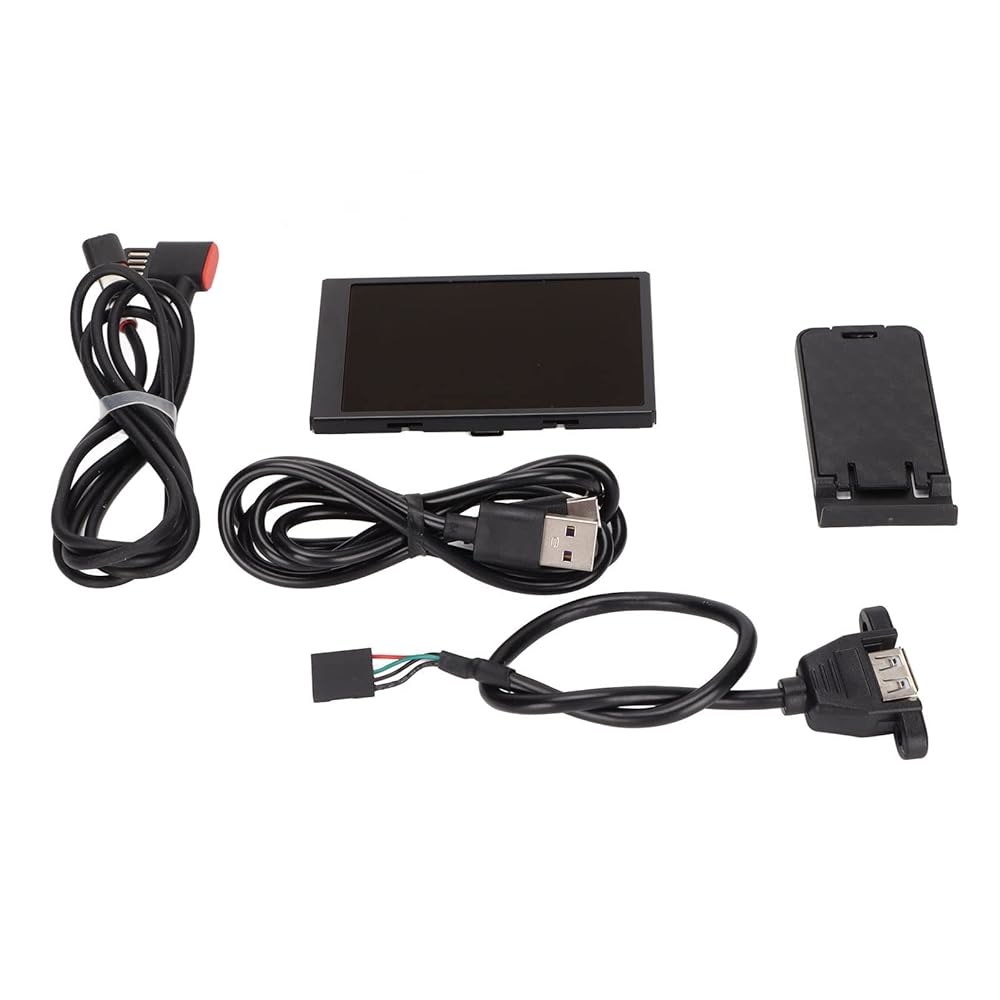 LICAVEY 휴대용 모니터, 3.5인치 USB 미니 화면, CPU 하드웨어 온도 모니터 타입 C 서브 컴퓨터 케이스용 AIDA64 PC 디스플레이 네트워크 표시 - 상세 이미지 2