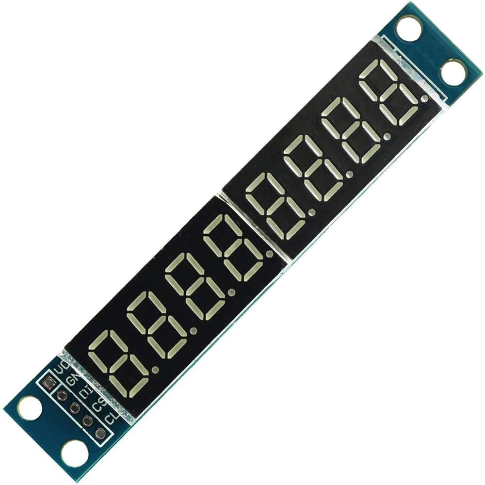 DEVMO 4pcs 8자리 7 세그먼트 모듈 MAX7219 8비트 디지털 튜브 LED 디스플레이 모듈, Ar-duino MCU /51 /AVR /STM32와 호환되는 캐스케이드 - 상세 이미지 2