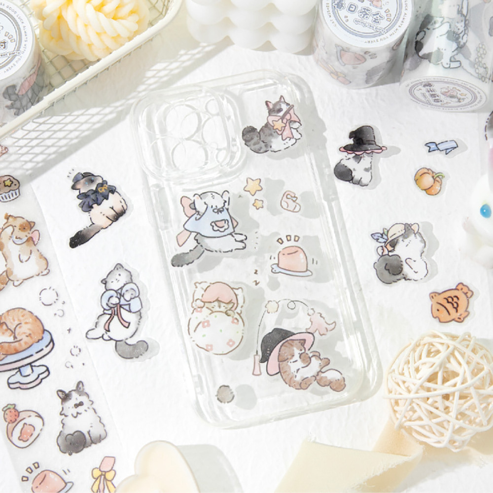 [세트구매 4종] 귀여운 키스컷 다꾸 마스킹테이프 이미지 3