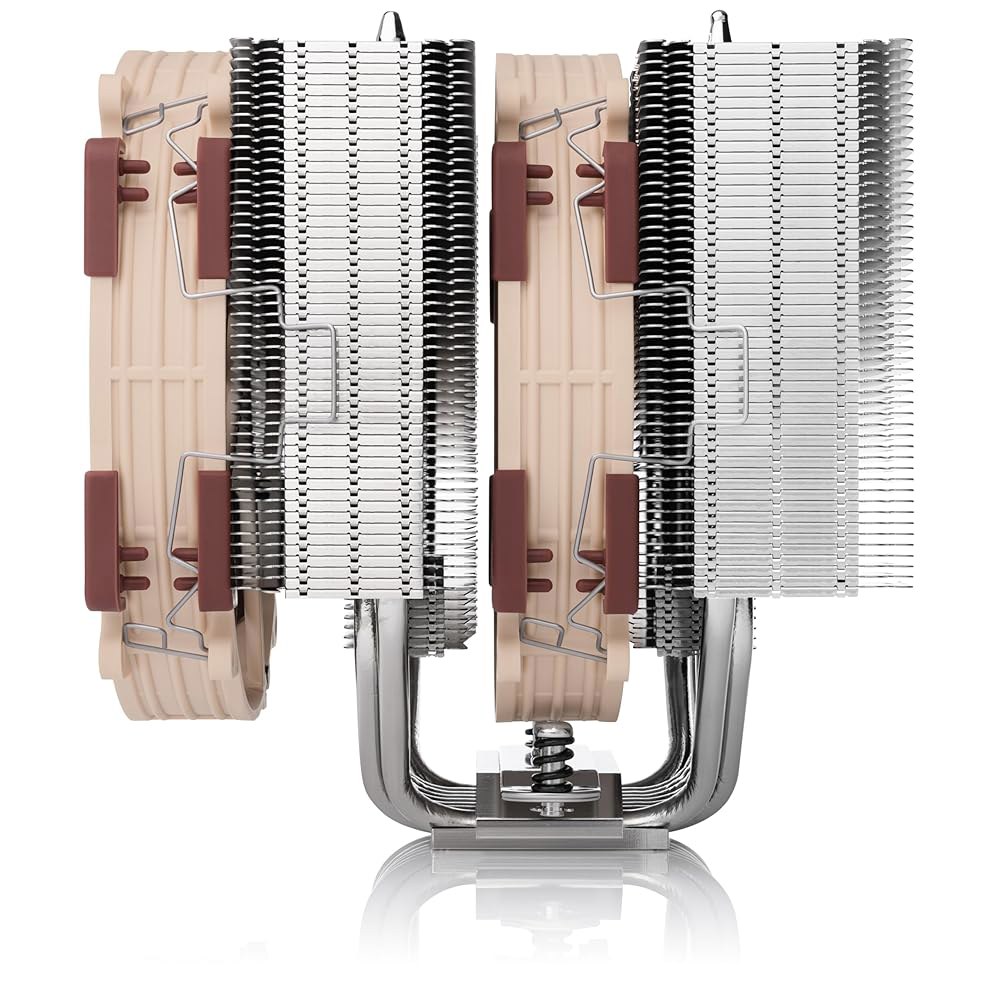 Noctua NH-D15 G2 HBC, 듀얼 타워 CPU 쿨러, 인텔 LGA1700용 특수 고베이스 볼록성 버전(브라운) - 상세 이미지 3