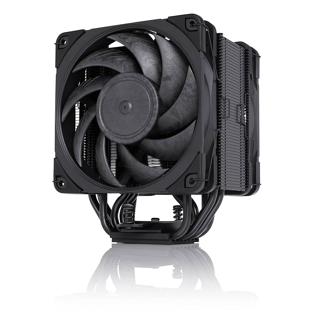 녹투아 NH-U12A 크로맥스.블랙, 120mm 싱글 타워 CPU 쿨러(블랙) - 상품 이미지
