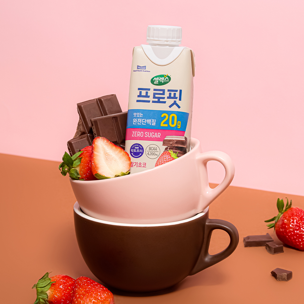 프로틴 음료 딸기초코맛 셀렉스 프로핏 가격비교 사용후기