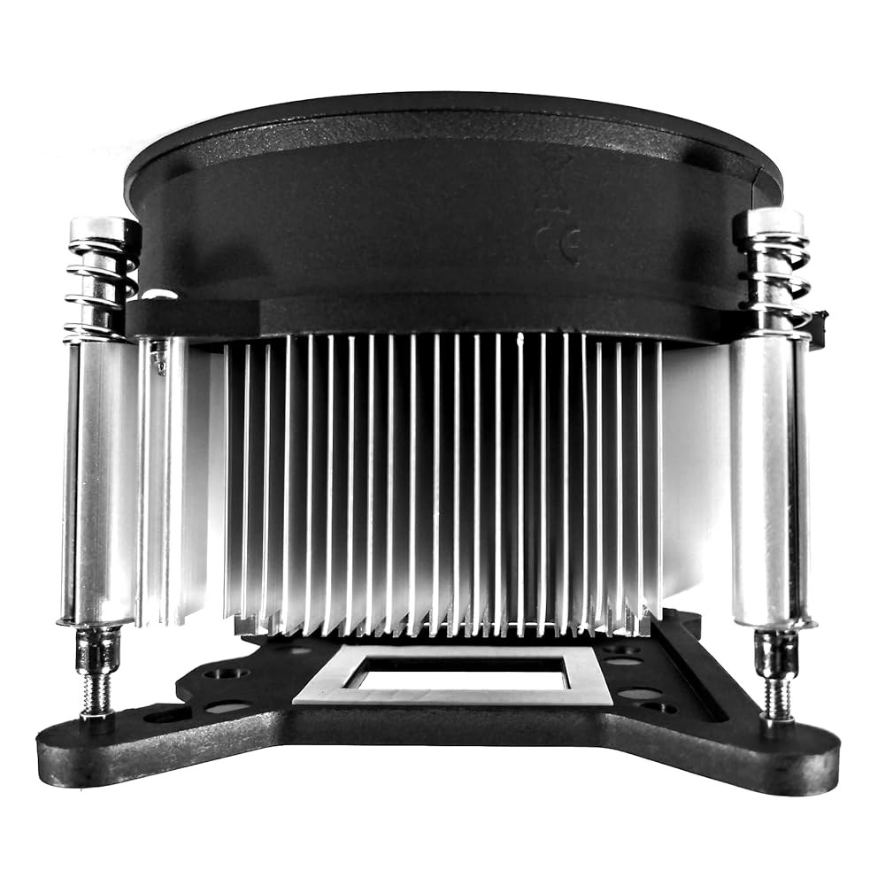 트론와이어 TW-24 95W CPU 쿨러 알루미늄 방열판 4핀 PWM 92mm 2500RPM 팬 사전 적용 열 페이스트 인텔 코어 i3 i5 i7 소켓 1200 1151 1150 - 상세 이미지 3