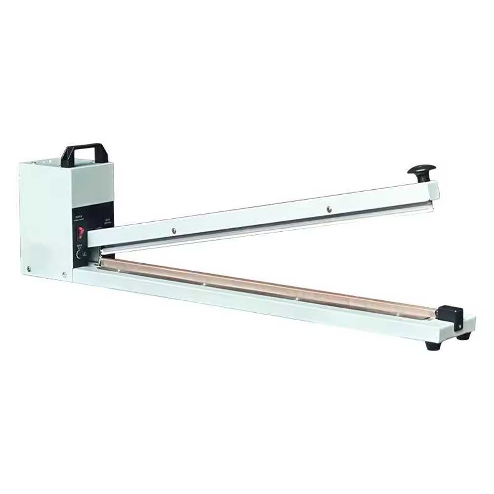 수동 실링기 비닐접착기 약포지 약봉투 포장 탁상형 FS-300 / 3mm 납작선 - 상세 이미지 4