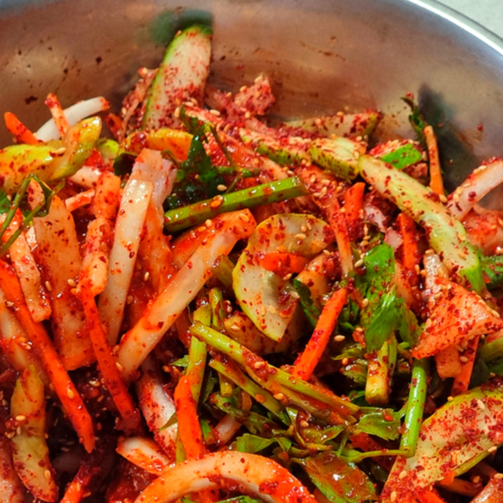 [영산포맛집]냄새 없이 즐기는 새콤달콤 홍어무침 2인분 300g 감칠맛 홍어회무침 이미지 6