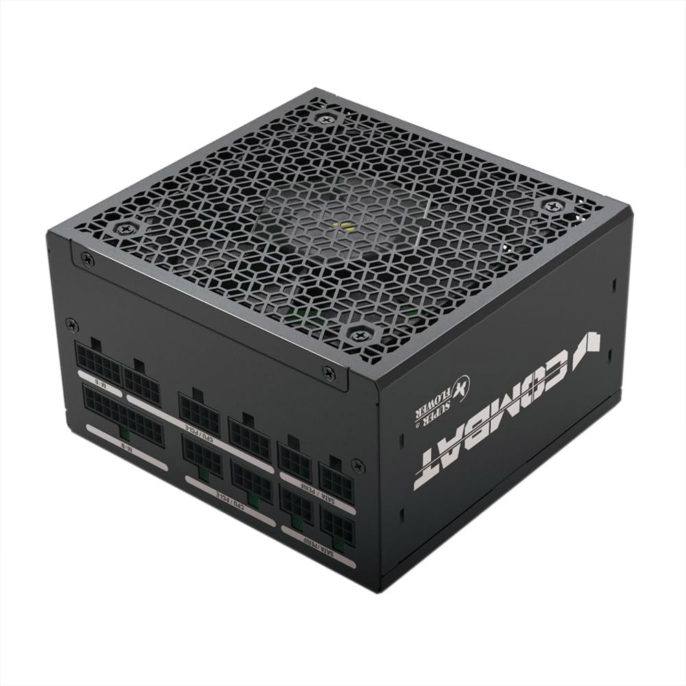 슈퍼 플라워 컴뱃 FG 850W 80+ 골드, 풀 모듈러, ATX 3.1 / PCIe 5.0, W /12V-2x6 케이블(2x8핀 - 16핀 네이티브 케이블), 전원 공급 장치, - 상품 이미지