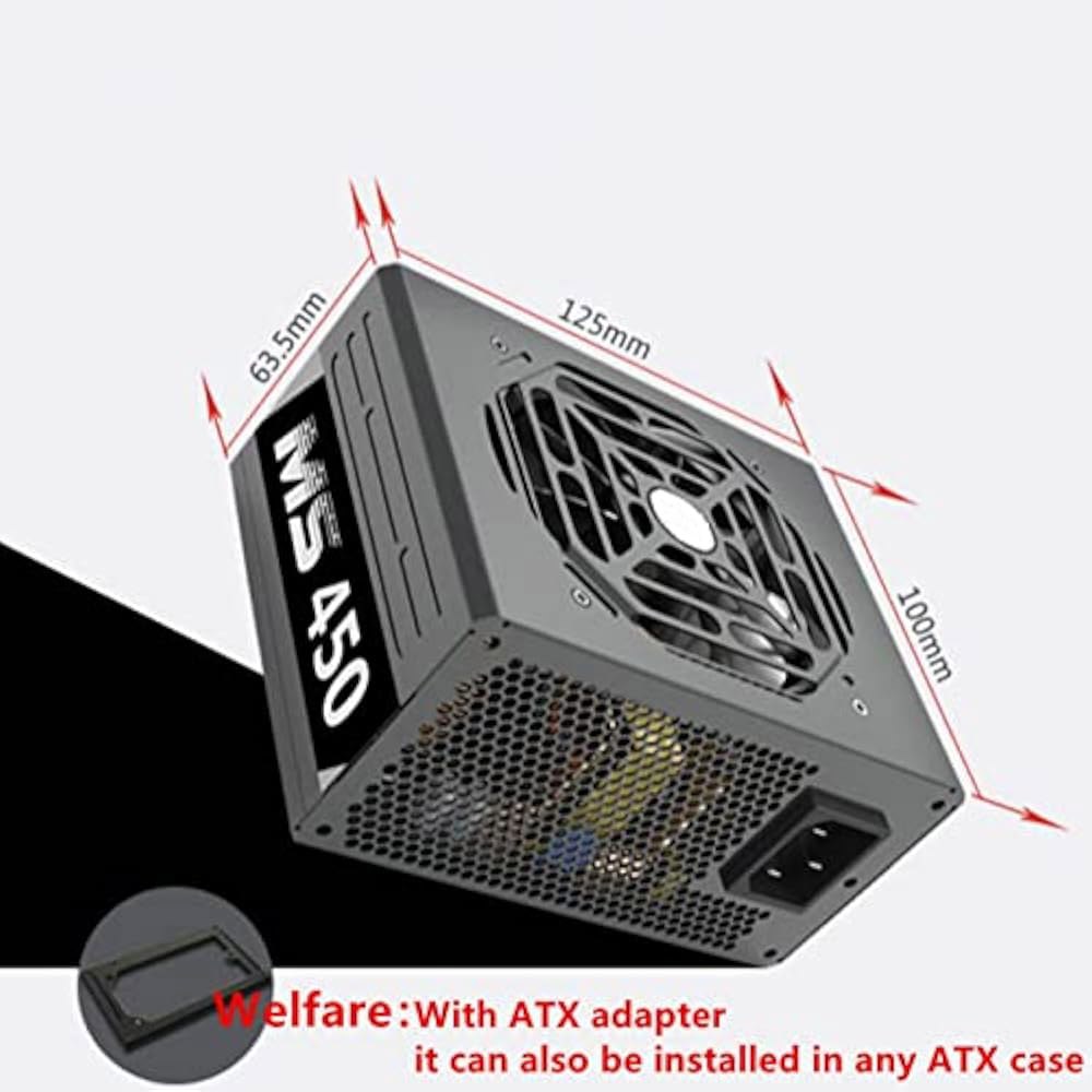 FSP 클래식 버전 MS 450 SFX 80PLUS 브론즈 모듈 사일런트 소형 전원 공급 장치 450W FSP450-50SD용 PSU - 상세 이미지 2