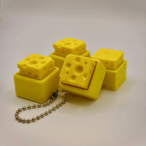 귀여운 치즈 딸깍이 키보드 키캡 클리커 키링 피젯 토이 커플템 레이어블 실사용 후기 | 효과 있을까? - 상품 이미지 1