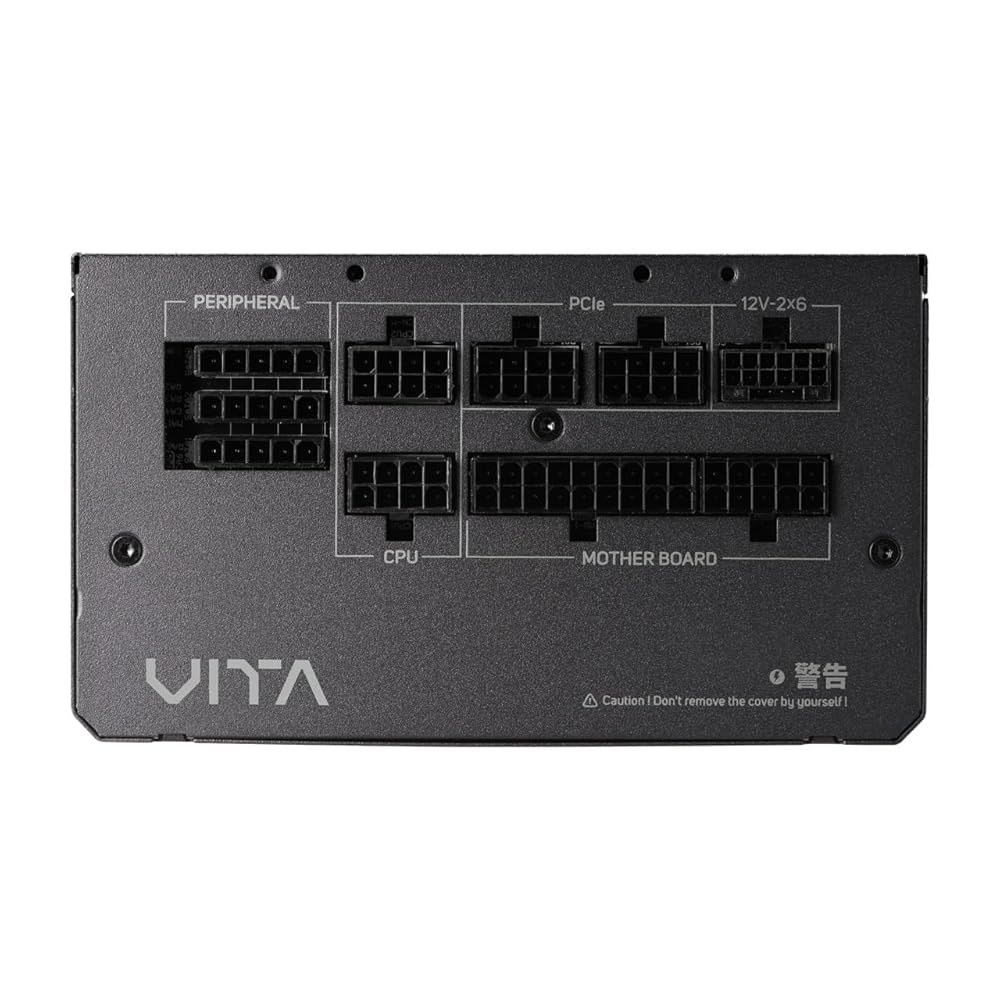 FSP VITA GM 1000W 전원 공급 장치, 80 플러스 골드, ATX 3.1 /PCIe 5.1, 전체 모듈식, 10년 보증(VITA-1000GM) VITA-850GM - 상세 이미지 3