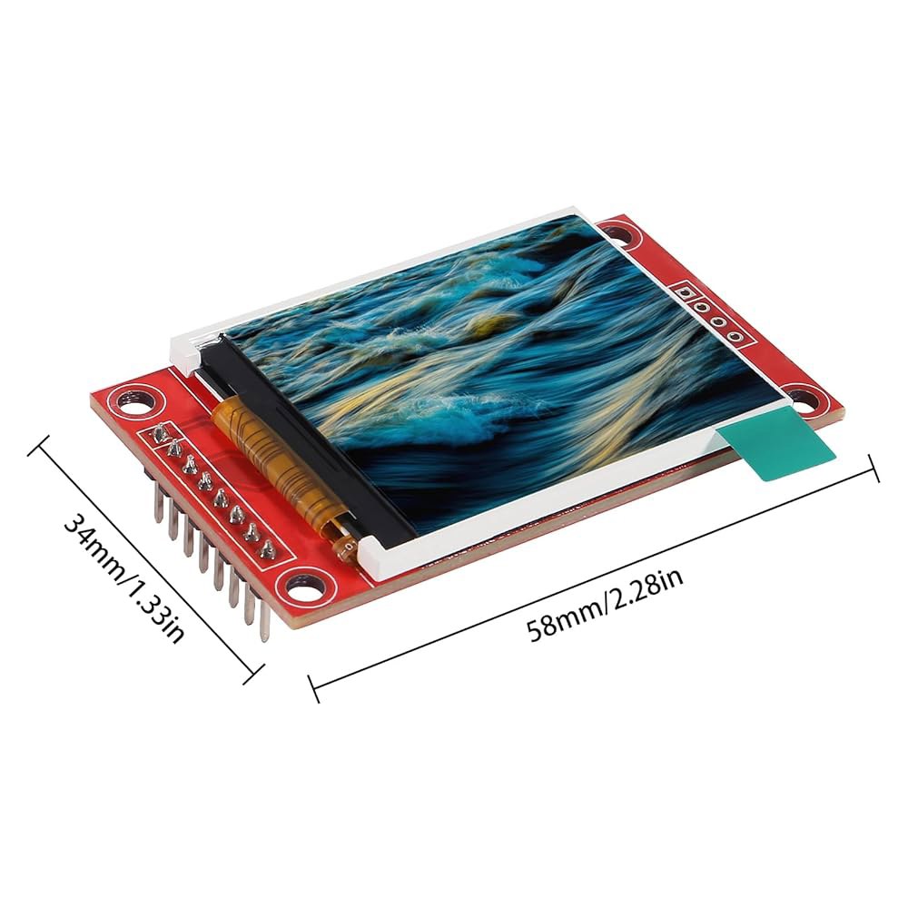 XIITIA 2pcs 1.8 SPI TFT LCD 디스플레이 화면 모듈 ST7735 128 160 실드 3.3V 5.5V 51 /AVR /STM32 /ARM 8 /16 비트 (아두 - 상세 이미지 2