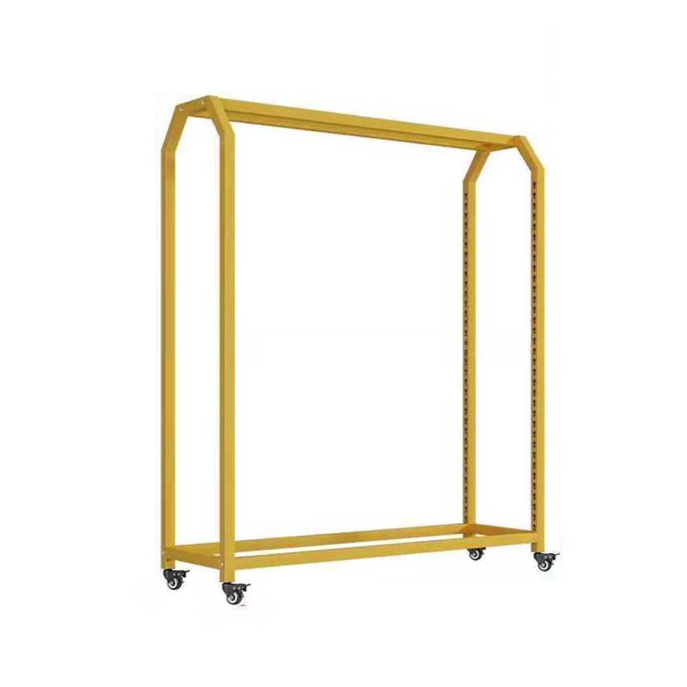 원단 행거 리본 샘플 수납 포장지 길이 스탠드 선반 170x45x200cm 8단 파이프/바퀴 포함 - 상품 이미지