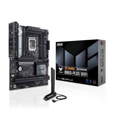 에이수스 [해외]ASUS TUF Gaming B860-PLUS WiFi B860 LGA 1851 ATX 마더보드, 인텔® 코어™ 울트라 시리즈 2 지원, 고급 AI PC-지원, 12+1+2