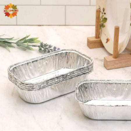 은박 파운드 케이크 틀 100개 제과제빵 용기 포장 베이킹 홈베킹 사각 단풍마켓