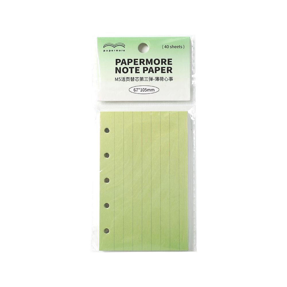 PaperMore m5 다이어리 세로줄 원고지 그라데이션 속지 블루 - 상세 이미지 5