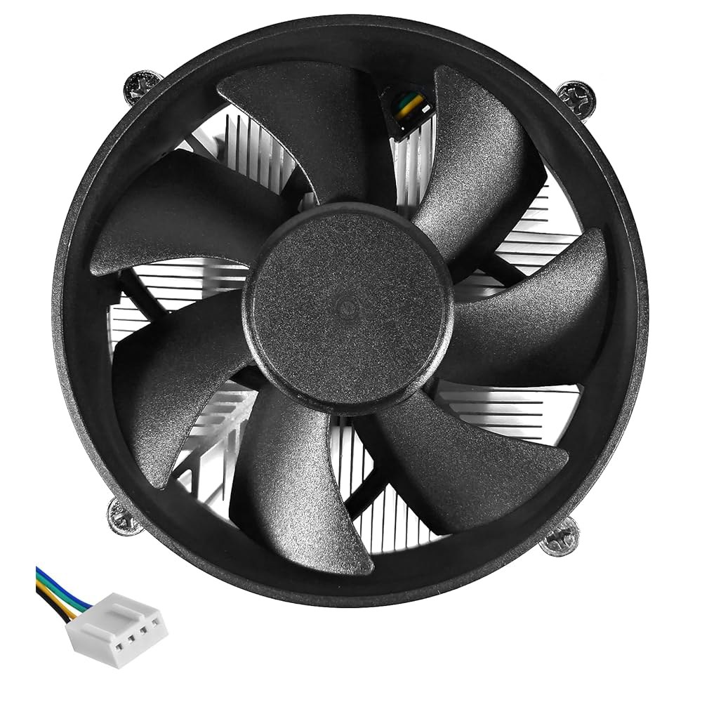 트론와이어 TW-24 95W CPU 쿨러 알루미늄 방열판 4핀 PWM 92mm 2500RPM 팬 사전 적용 열 페이스트 인텔 코어 i3 i5 i7 소켓 1200 1151 1150 - 상세 이미지 2