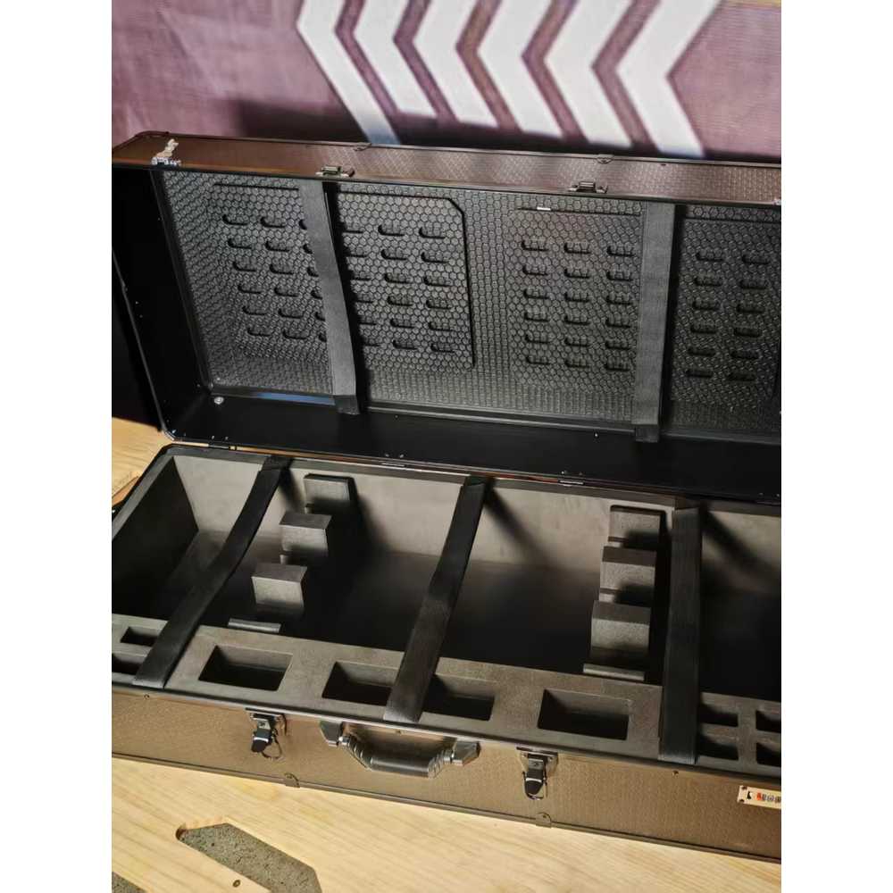 건캐리어 총보관함 슬롯 총가방 총기 소총 휴대용 백 100x40x30cm 긴 2개 짧은 2개 + - 상세 이미지 3