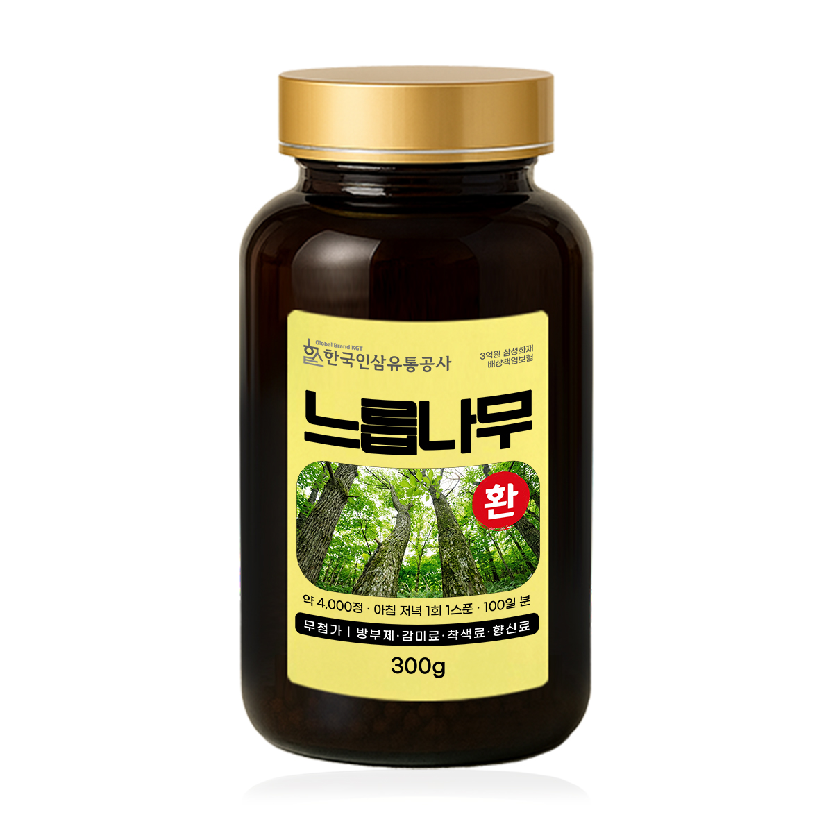 느릅나무환 (대용량 실속형 약 4000정 100일분) 건강환 상품번호 (6106) - 상품 이미지