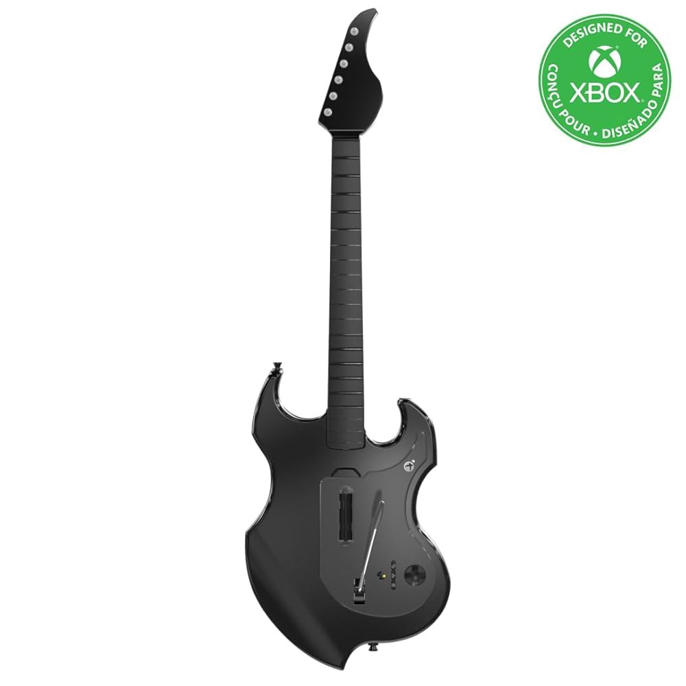 Xbox Series X|S, One, Windows 10/11 PC, Rock Band 4, 포트나이트 페스티벌, 오디오 잭, 충전식 배터리용 PDP 마스터 무선 기타 컨트롤러, - 상품 이미지