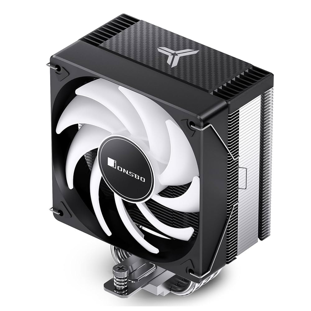 JONSBO CR1000 EVO ARGB CPU 쿨러, 무음 시리즈 팬 에어 쿨러 H154mm, AM4 / AM5 Intel LGA1851 1700용 구리 히트 파이프 인서트 핀 - 상세 이미지 2