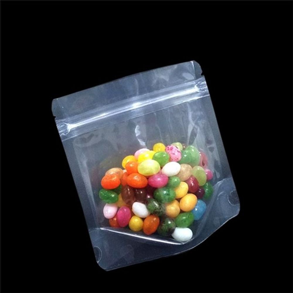 PET 가로형 지퍼스탠드백 23X21cm 밑9cm 100매 - 상품 이미지