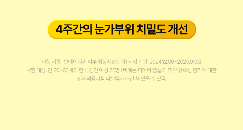 비에논 파이버 앰플 눈밑 지방 제거 크림 꺼짐 처짐 눈가 주름 레티놀 PDRN 탄력 1개 판매처 상세 정보 이미지 4