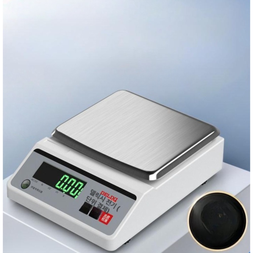 고정밀 전자저울 실험실용 중약 골드 정사각형 300g 0.1g - 상품 이미지