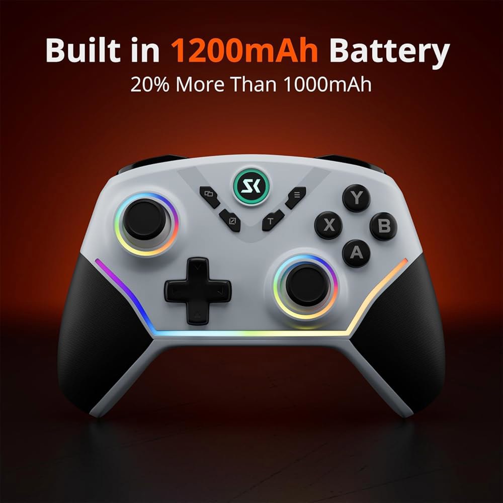 홀 효과 조이스틱 및 트리거가 있는 무선 PC 컨트롤러, 1000Hz 폴링 속도, 트리거 잠금, PC용 블루투스 프로 게이밍 컨트롤러 /Steam /Luna /Tesla - 4 - 상세 이미지 2