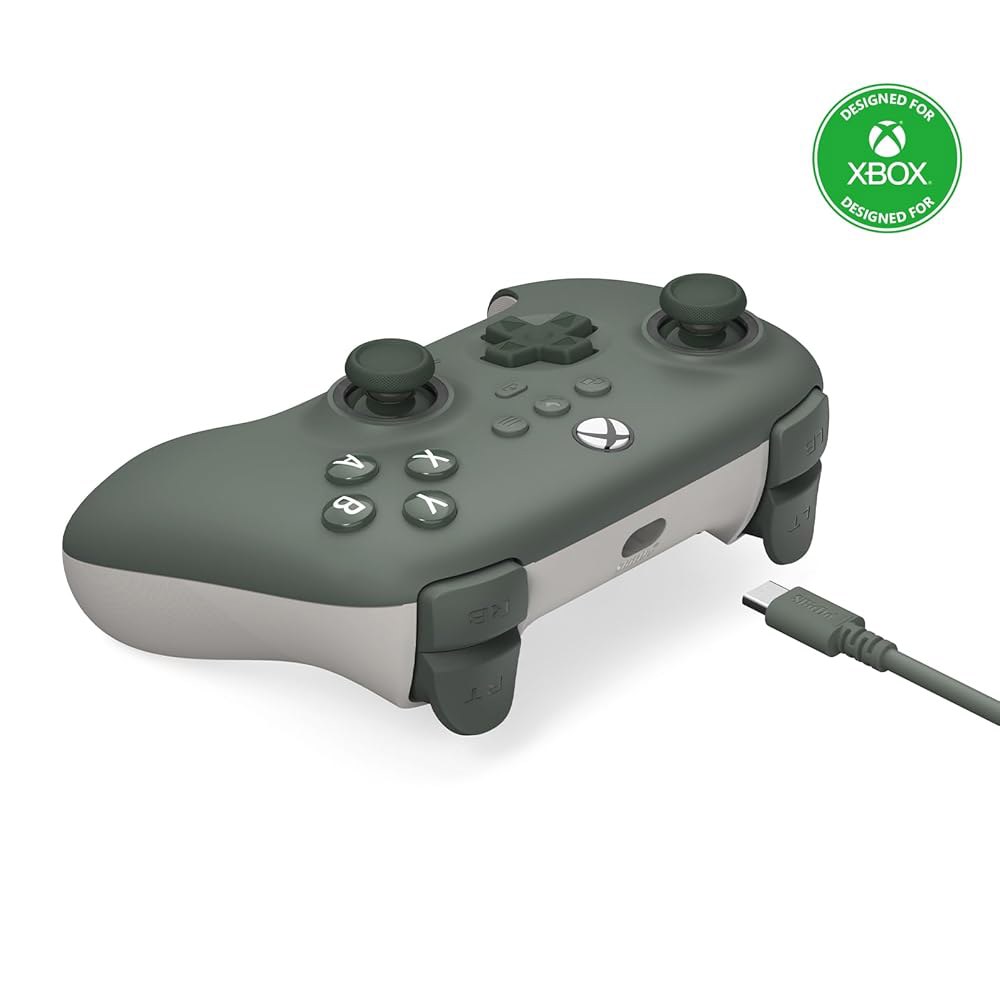 홀 효과 조이스틱과 트리거가 있는 Xbox용 8BitDo Ultimate C 유선 컨트롤러, RGB 조명 파이어 링, Xbox Series X|S, One, Windows 10/1 - 상세 이미지 2