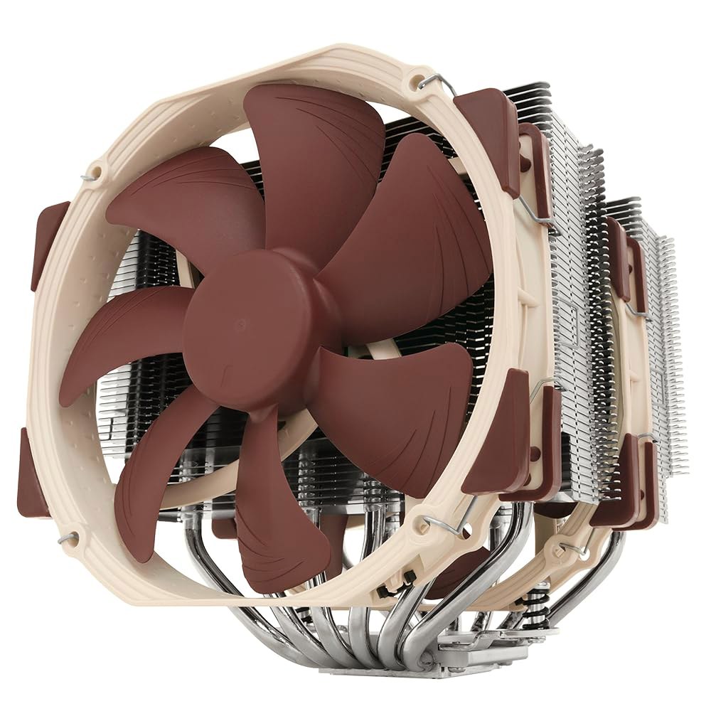 Noctua NH-D15, 프리미엄 CPU 쿨러, 2배 NF-A15 PWM 140mm 팬(브라운) - 상품 이미지
