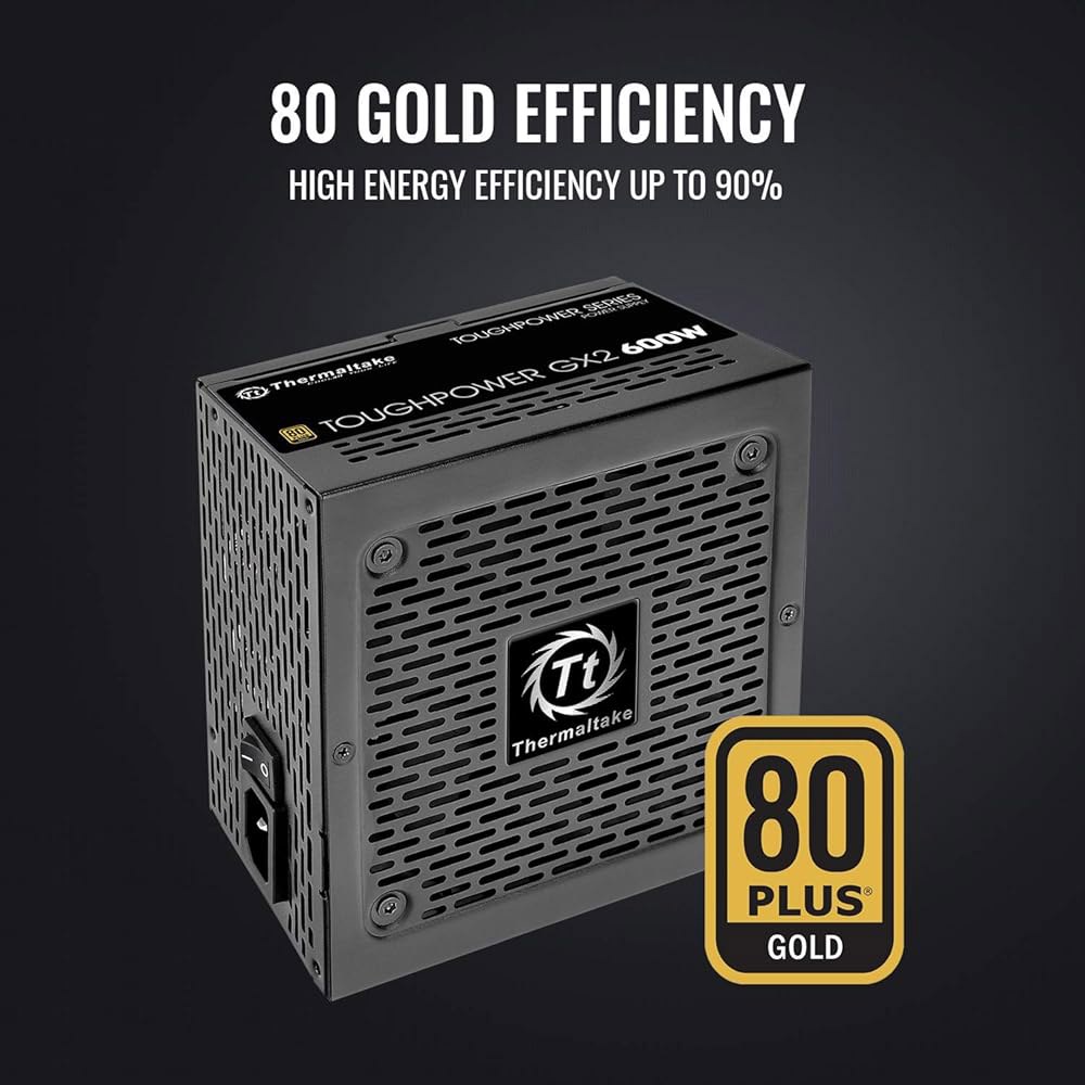 써멀테이크 터프파워 GX2 80+ 골드 600W SLI / 크로스파이어 레디 연속 전원 ATX 12V V2.4 EPS V2.92 비모듈러 공급 장치 5년 보증 PS-TPD-0600 - 상세 이미지 2