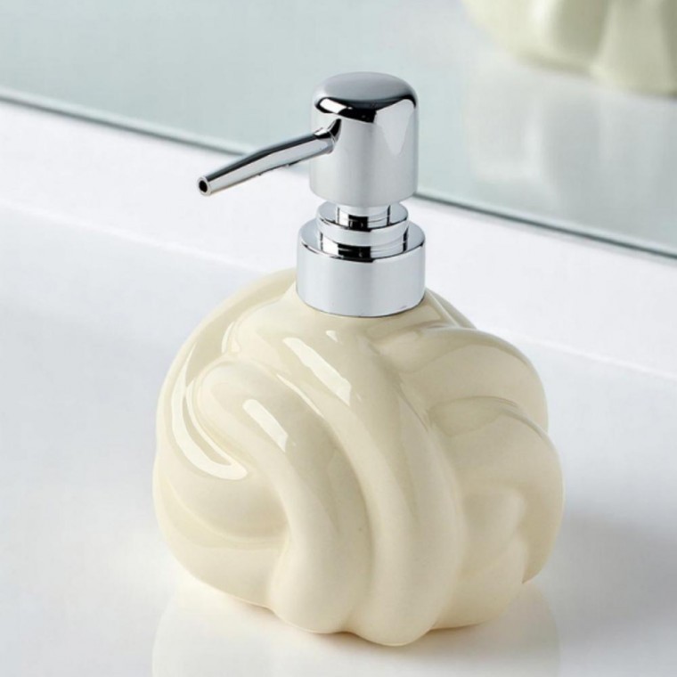 비누 세라믹 디스펜서 화장실 욕실 호텔식 인테리어 크림 320ml - 상품 이미지