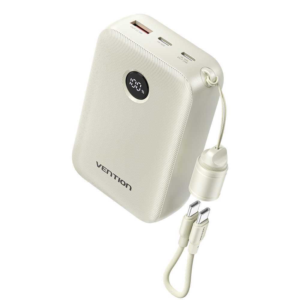 벤션 Velo PD 고속충전 보조배터리 22.5W FKA FKB 20000mAh, 베이지 - 상품 이미지