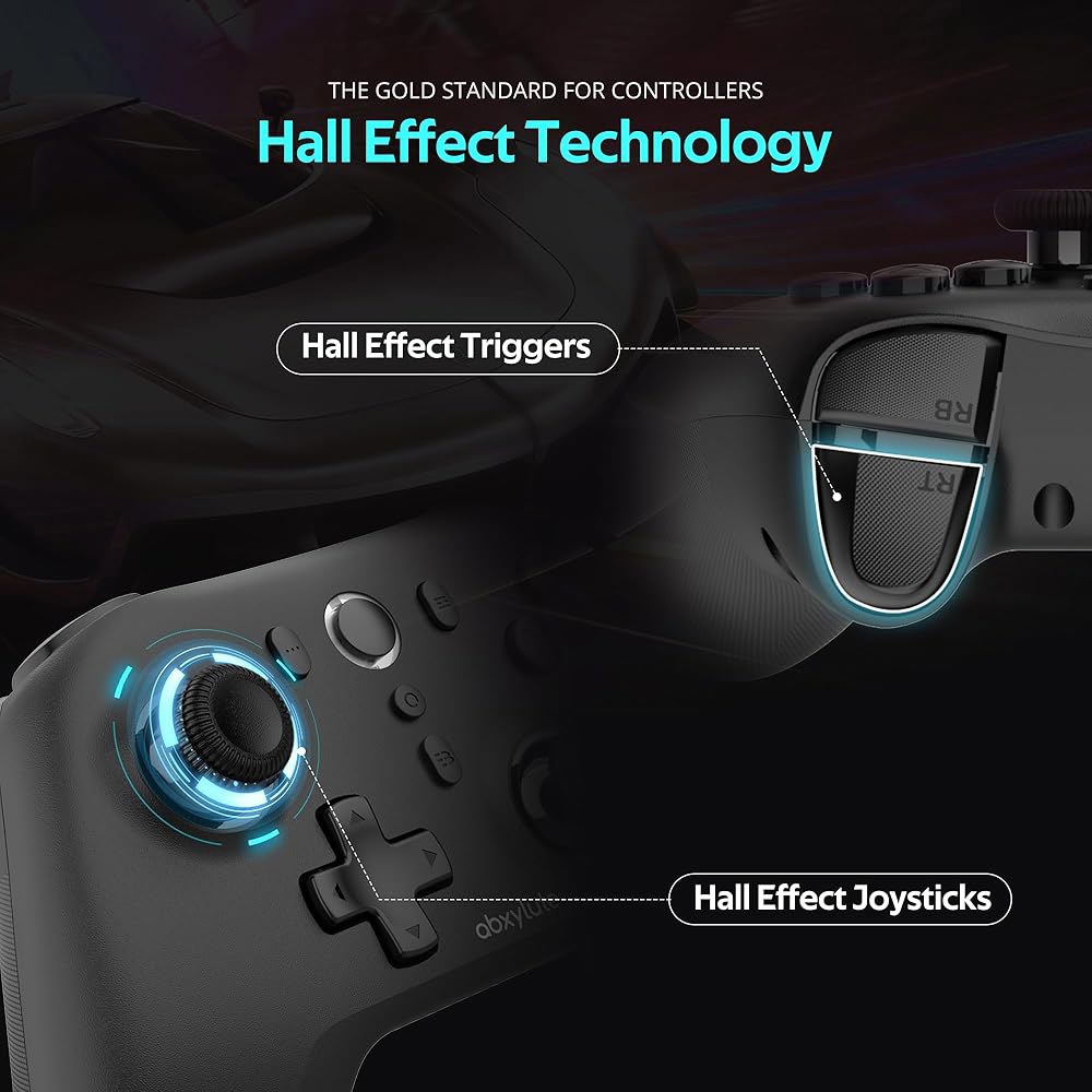 C6 무선 PC 컨트롤러, 블루투스 게임 컨트롤러 - 1000Hz 폴링 속도 윈도우 PC, 닌텐도 스위치, 스위치 2, 스팀 덱, 안드로이드 TV /모바일, iOS, MAC 및 - 상세 이미지 3