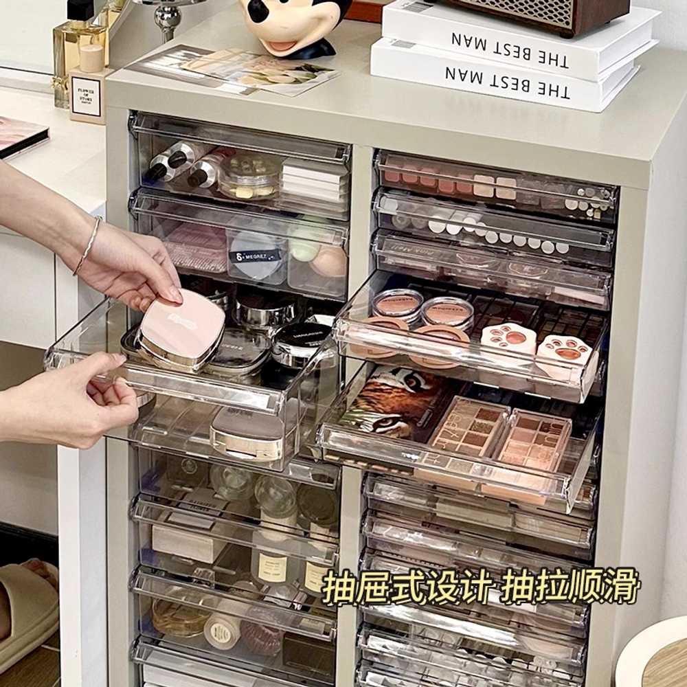 A4 정리함 서랍 보관함 수납장 서류함 사무실 보존 6단 / 바퀴형 - 상세 이미지 2