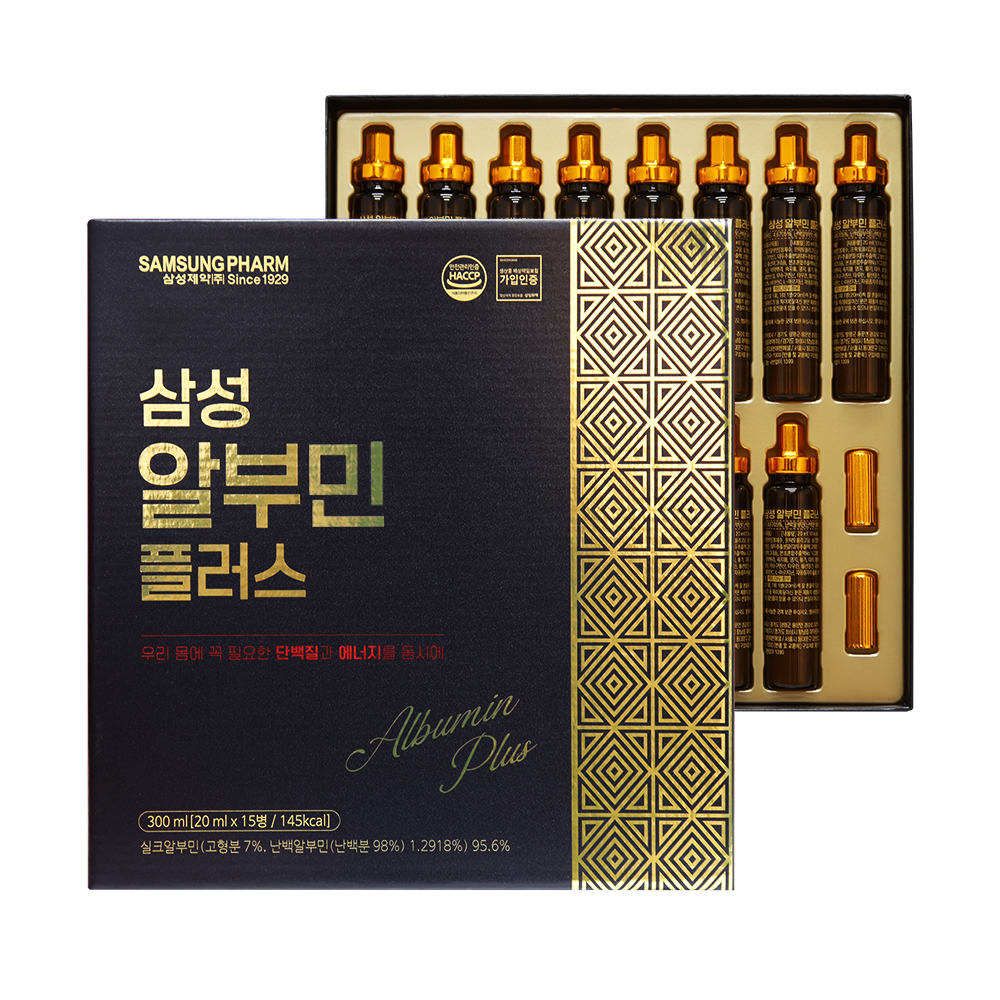 알부민 플러스 20ml 15병 건강영양음료 삼성제약 15개입, 2개 - 상세 이미지 4