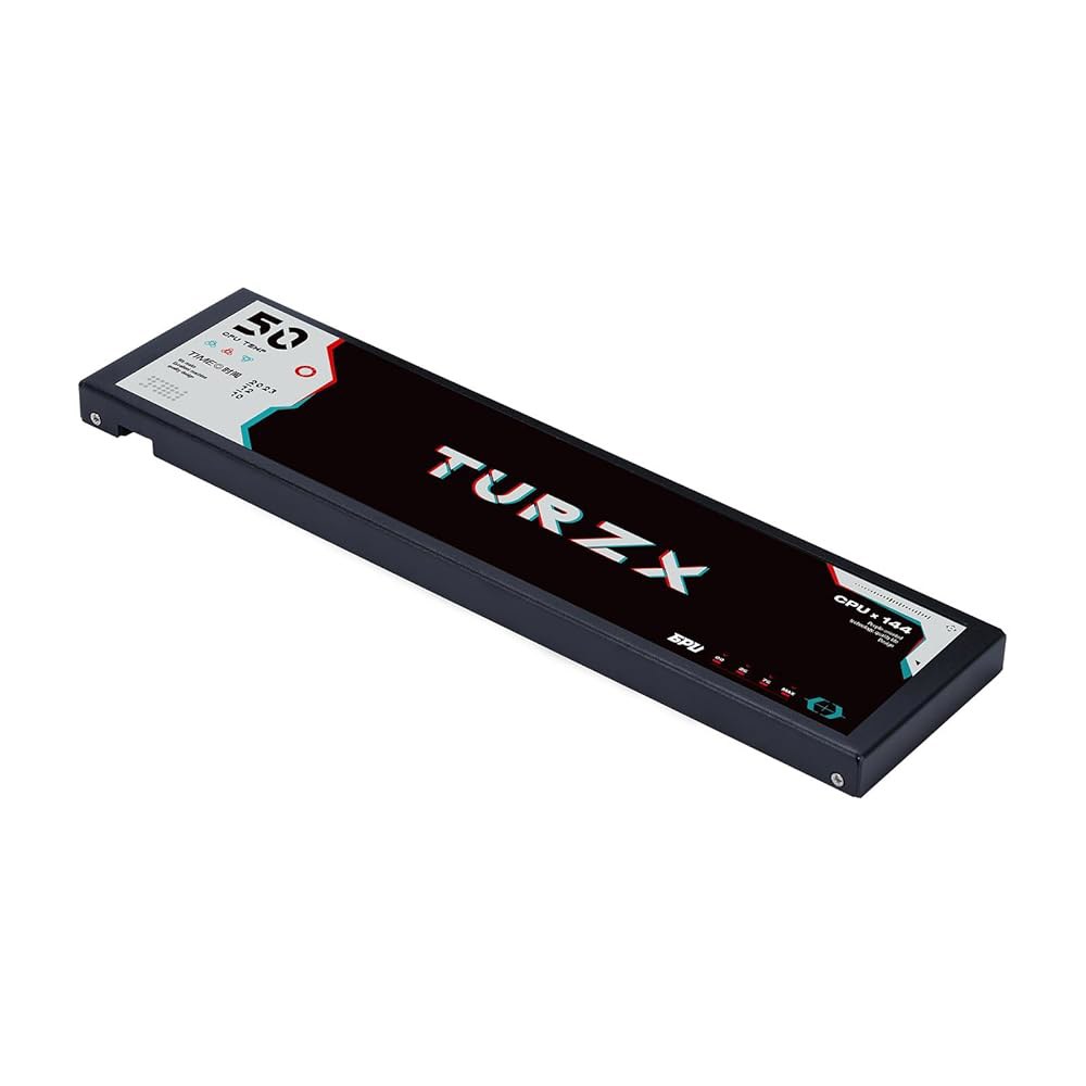 Ouxuefen 9.2인치 USB 보조 화면, 휴대용 확장 대화형 터치 패널 데스크톱 모니터 레이아웃 알루미늄 수납 데스크탑 컴퓨터용 Black - 상세 이미지 3