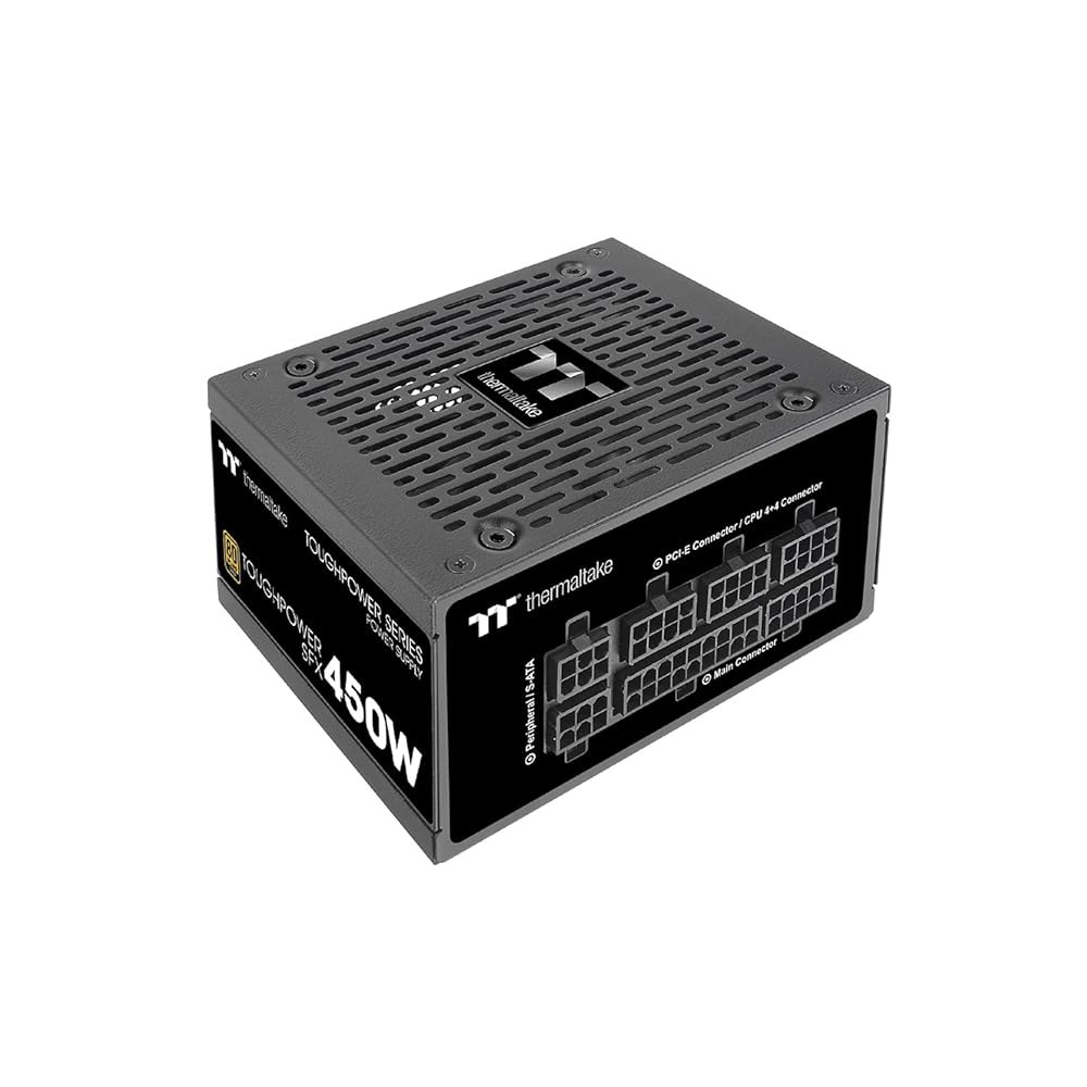 서멀테이크 전원 공급 장치 450W 24핀 ATX SFX 블랙, W128257743(24핀 블랙) - 상품 이미지