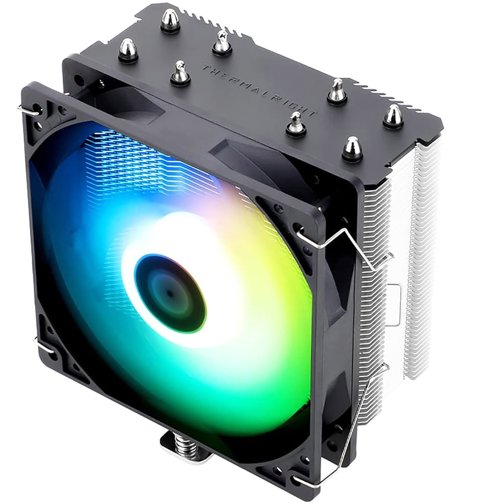 Thermalright Assassin X120 정제 SE ARGB CPU 에어 쿨러, 히트 파이프 4개, TL-C12C-S PWM 팬, 알루미늄 방열판 커버, AG 테크놀로지, - 상품 이미지