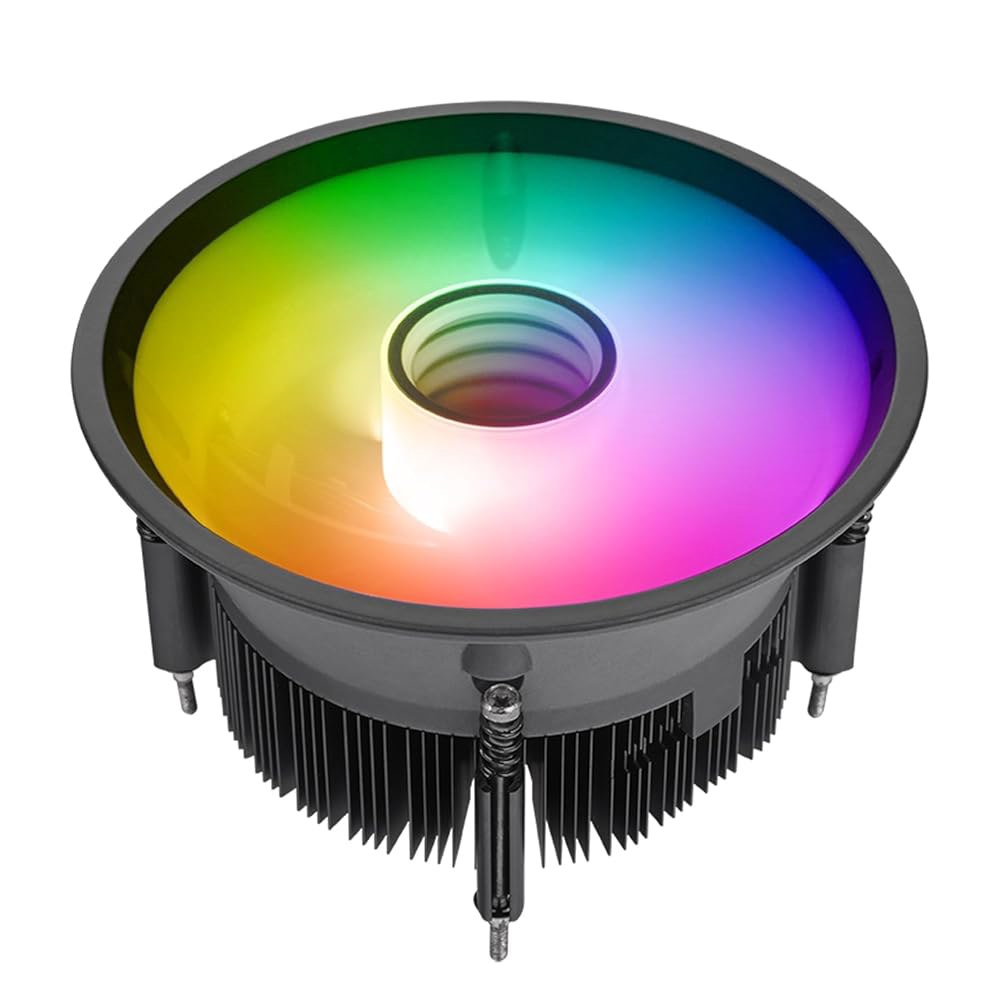 써멀테이크 UX150 ARGB CPU 쿨러; 구리 베이스 / 알루미늄 핀; 130mm PWM 팬; 500~2400 RPM; LGA 1851 1700 1200 1156 1155 11 - 상품 이미지