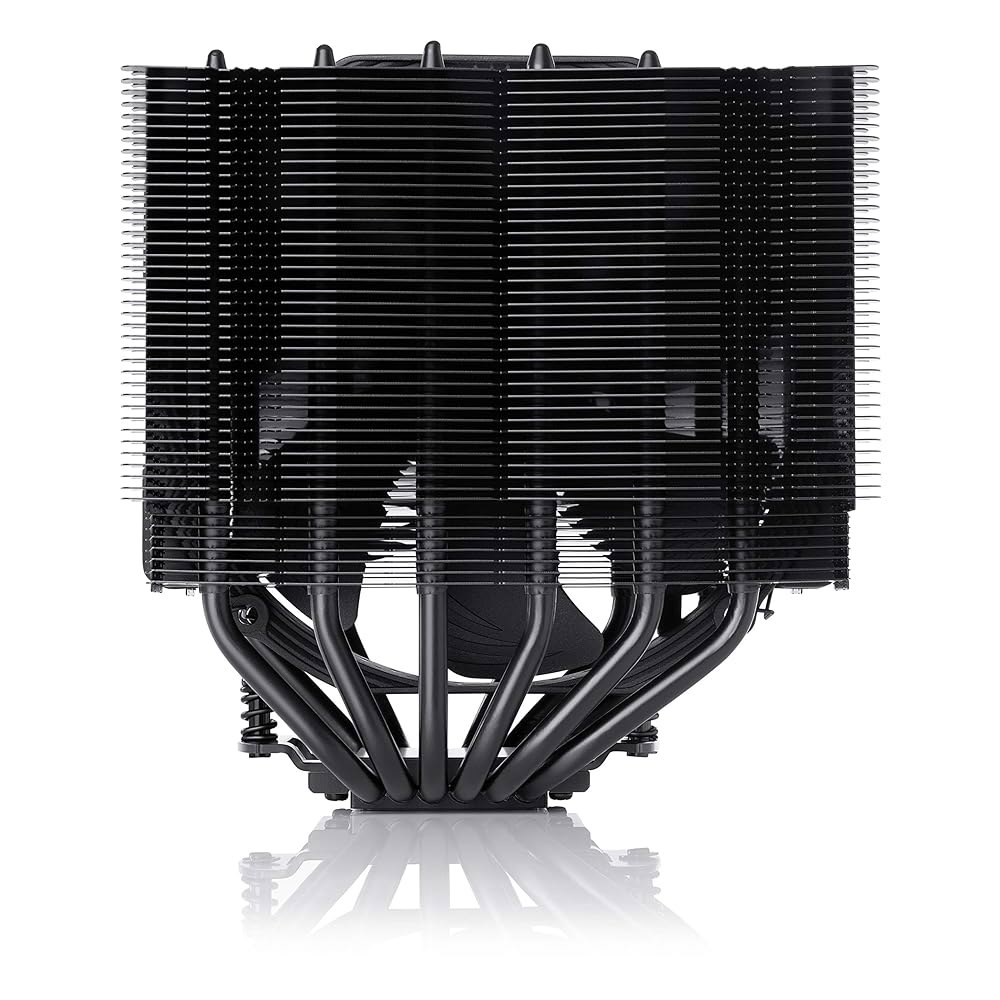 Noctua NH-D15S 크로맥스.블랙, 프리미엄 듀얼 타워 CPU 쿨러, NF-A15 PWM 140mm 팬(블랙) - 상세 이미지 2