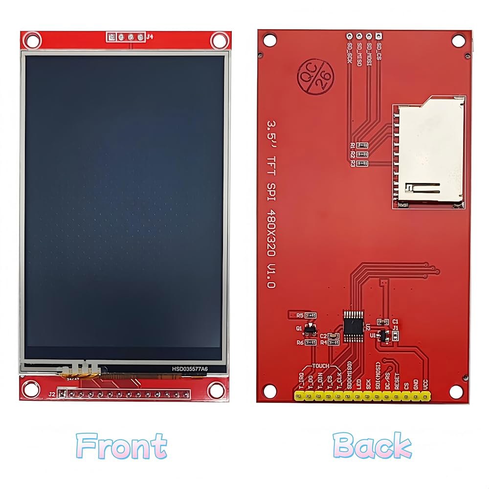 Haldzemo 3.5 480x320 SPI 직렬 저항 LCD 터치 패널 TFT 디스플레이 모듈 ILI9488, 펜 지원, Arduino STM32 지원 - 상세 이미지 2