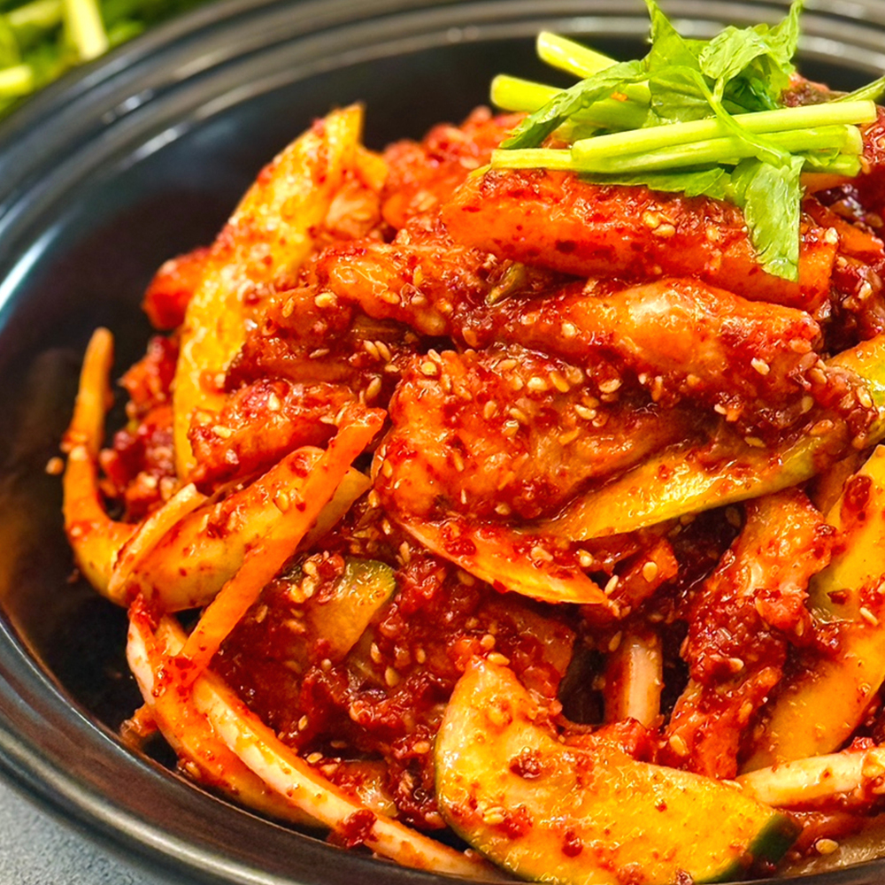 [영산포맛집]냄새 없이 즐기는 새콤달콤 홍어무침 2인분 300g 감칠맛 홍어회무침 - 상세 이미지 3