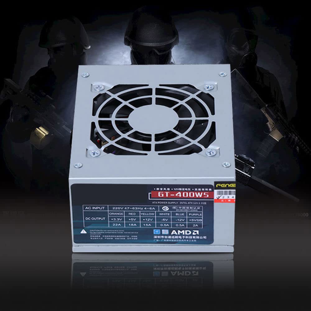 6P GPU 전원 공급을 지원하는 SpeedCruiser SFX AMD용 PSU, 300W 피크 400W 공급 GT-400WS 지원 - 상품 이미지