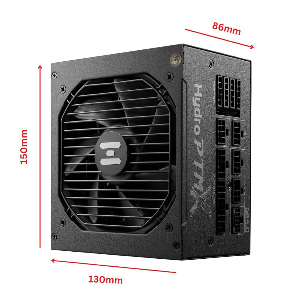 FSP 하이드로 PTM X PRO 850W 전원 공급 장치, 80 플러스 플래티넘, ATX 3.0 PCIe 5.0 풀 모듈형, 10년 보증( T3-850M-GEN5) 850W - 상세 이미지 2